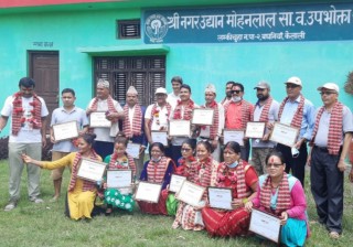 श्री नगर उद्यान मोहनलाल सामुदायिक वनको नयाँ समितिको सपथ  ग्रहण सम्पन्न