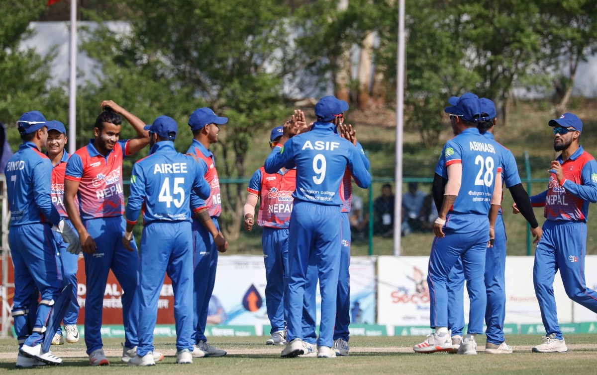 एकदिवसीय क्रिकेटमा पपुवान्युगिनी विरुद्ध नेपालको जित