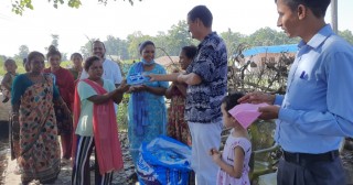 शिक्षक सञ्ज्यालको पहलमा निःशुल्क सेनिटरी प्याड वितरण
