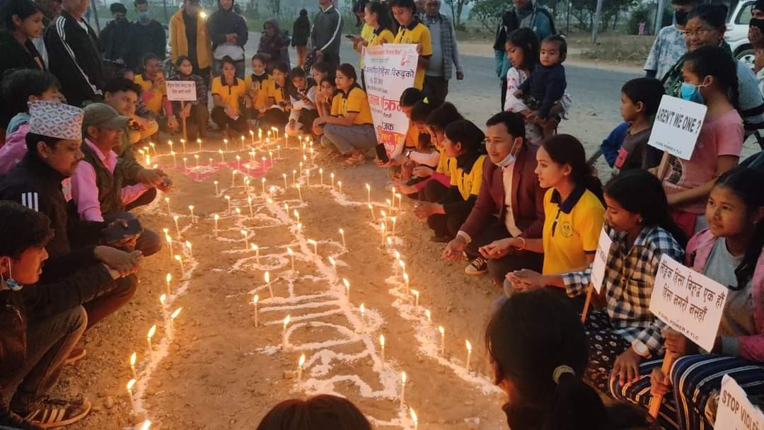 युथ लिर्डर सीप कर्नरको आयोजनामा १६ दिने लैंगिक हिंसा विरुद्धको कार्यक्रम सम्पन्न