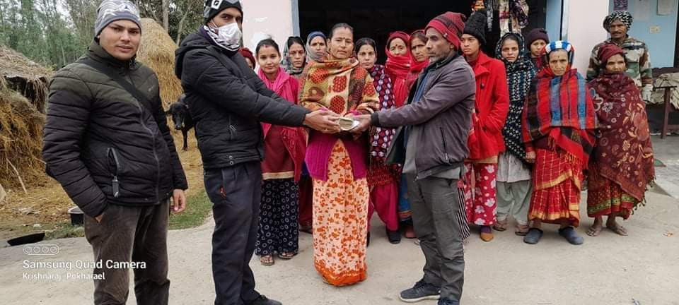 सामाजिक उत्तरदायित्व अन्तर्गत मृत्युबापतको रकम प्रदान