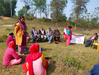 नेपाली कांग्रेस लम्कीचुहा वडा नं ५ को पदस्थापन कार्यक्रम सम्पन्न