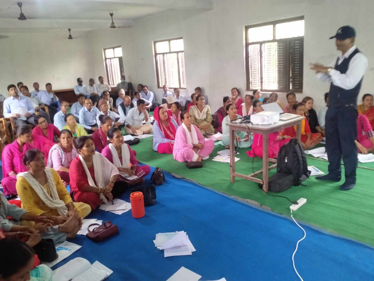 एकीकृत पाठयक्रमको मुल्यांकन प्रवोधिकरण सम्बन्धि तालिम सुरु