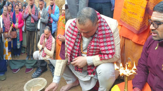 लम्कीचुहाका १३ हजार घरधुरीलाई कर्णालीको पानी लम्कीचुहा बासीलाई, आयोजनाको भयो शिलान्यास