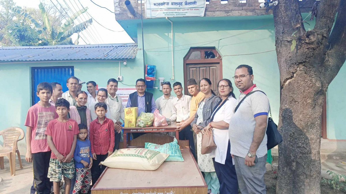 कोअपरेटिभ म्यानेजर्स क्लबद्वारा बालगृहमा अत्यावश्यक सामाग्री  सहयोग प्रदान