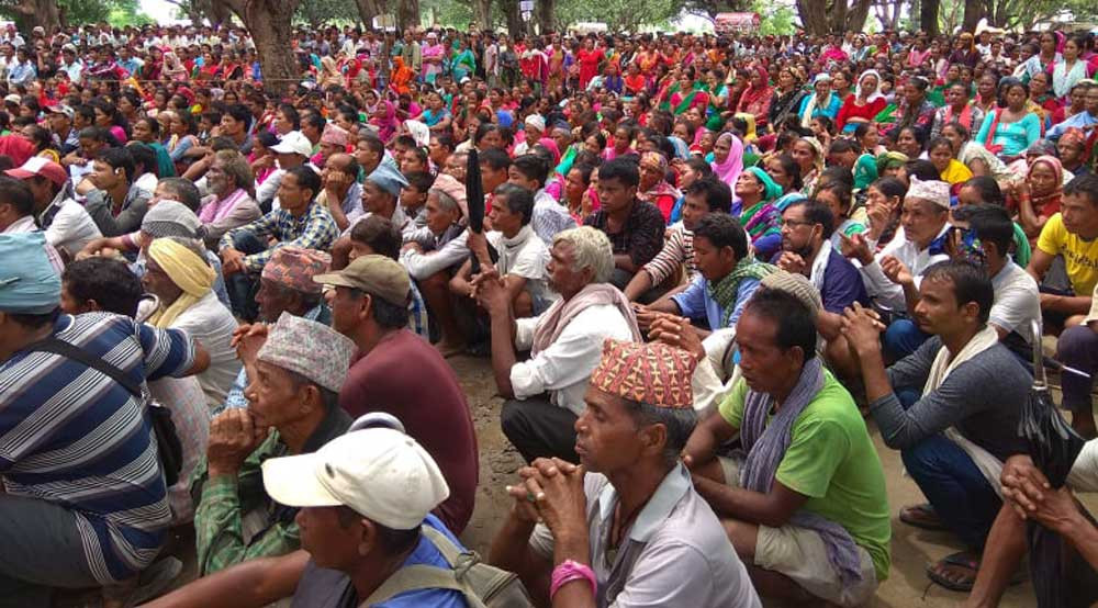 मुक्त कमैया समाज नेपालको तेस्रो राष्ट्रिय सम्मेलन कैलालीको लम्कीमा हुँदै