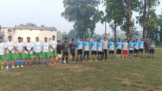 स्वास्थ्य जीवनका लागि खेलकुद भन्ने  खेलिएको मैत्रिपूर्ण फुटबल खेलमा बैकर्स क्लब ६-० ले बिजयी