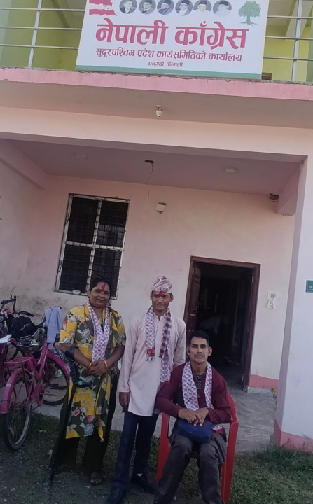 राष्ट्रिय लोकतान्त्रिक अपांग संघ सुदूरपश्चिम प्रदेश अध्यक्षमा जैसी निर्विरोध निर्वाचित