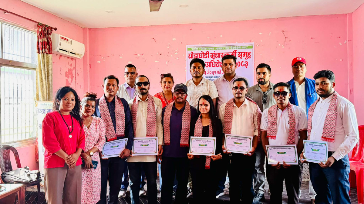 घोडाघोडी सञ्चारकर्मी समूहको अध्यक्षमा खेम ढुङ्गाना सर्वसम्मत चयन